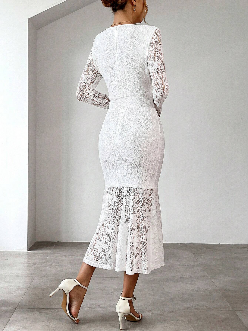 Rochie sexy din dantelă cu decolteu în V