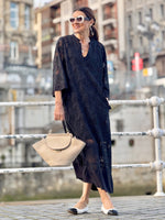 Încarcă imaginea în vizualizatorul Galerie, Rochie elegantă din dantelă cu decolteu în V
