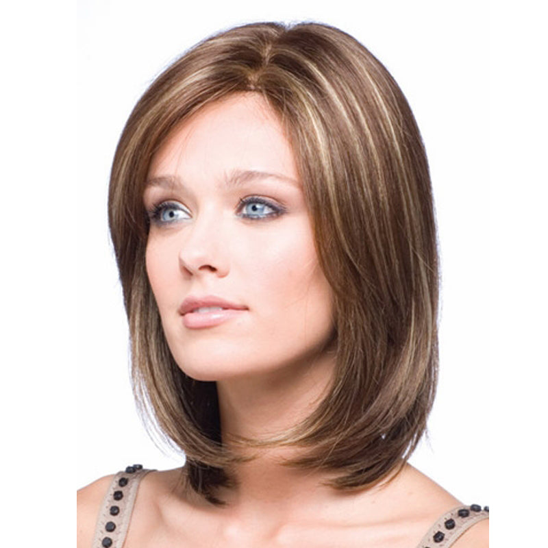 👩👑Părul de lungime medie al femeii, cu mărăcini și vopsea (super chic)